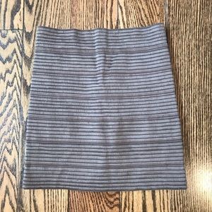 PLEASURE DOING BUSINESS: brown bandage skirt